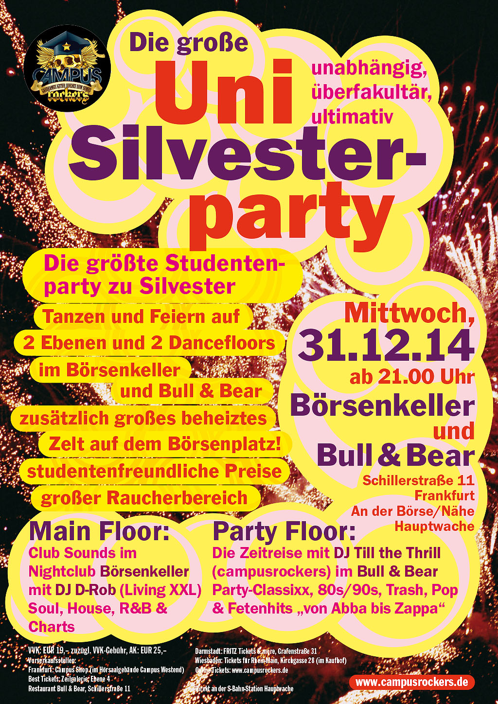 Silvester frankfurt single party